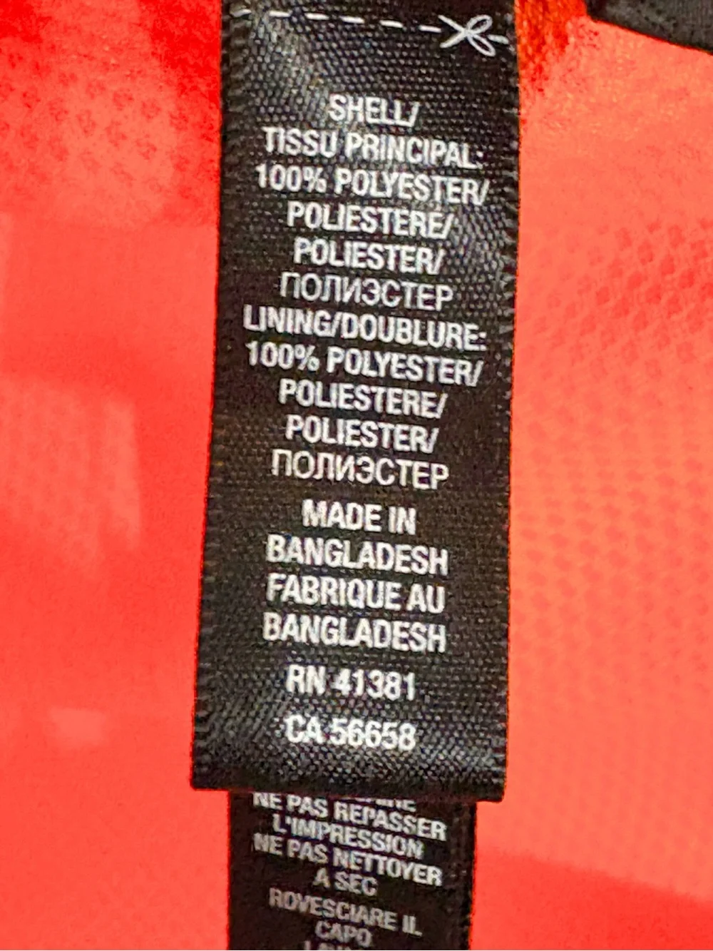 Polo Ralph Lauren RLX Neon Orange Full Zip Golf Wind Vest Men’s Large